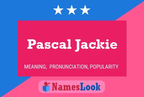 Affiche de nom Pascal Jackie