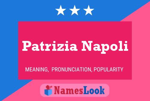 Affiche de nom Patrizia Napoli