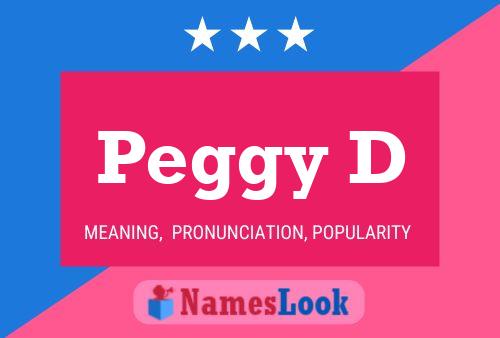 Affiche de nom Peggy D