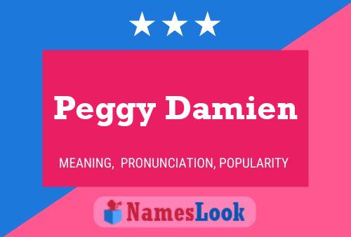 Affiche de nom Peggy Damien