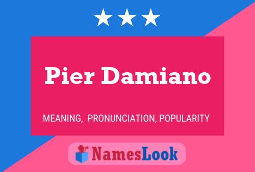 Affiche de nom Pier Damiano