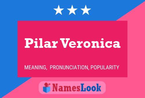 Affiche de nom Pilar Veronica