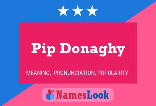 Affiche de nom Pip Donaghy