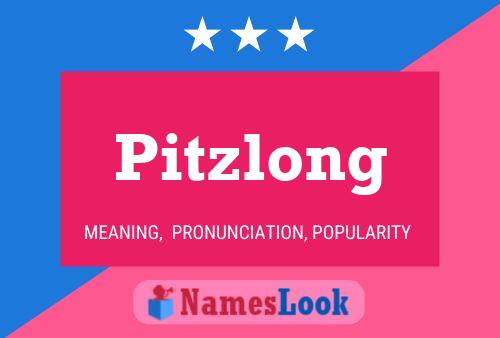 Affiche de nom Pitzlong