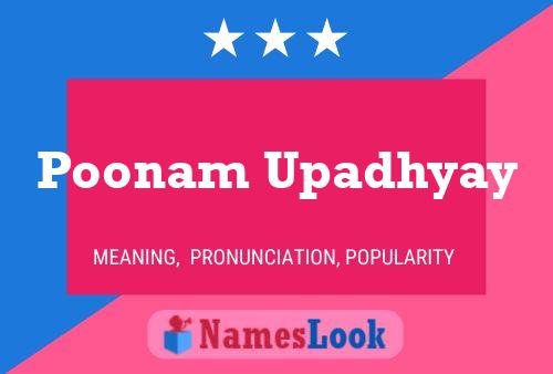 Affiche de nom Poonam Upadhyay