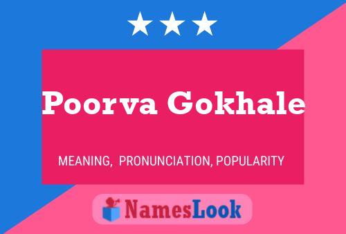 Affiche de nom Poorva Gokhale