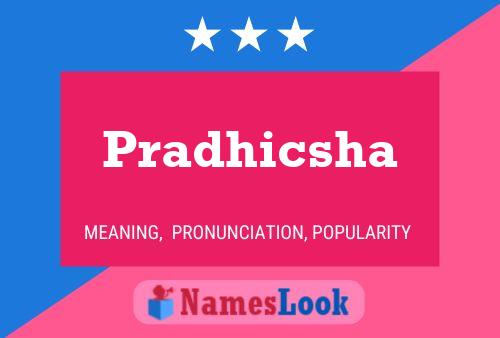 Affiche de nom Pradhicsha