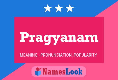 Affiche de nom Pragyanam