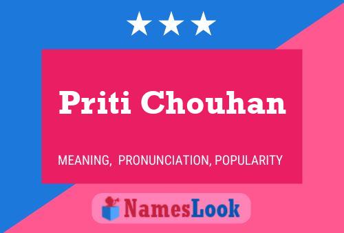 Affiche de nom Priti Chouhan