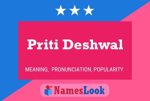 Affiche de nom Priti Deshwal