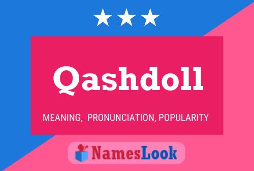 Affiche de nom Qashdoll