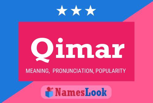 Affiche de nom Qimar