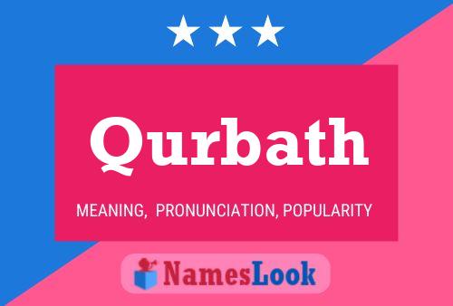 Affiche de nom Qurbath