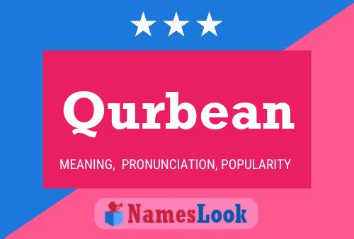 Affiche de nom Qurbean