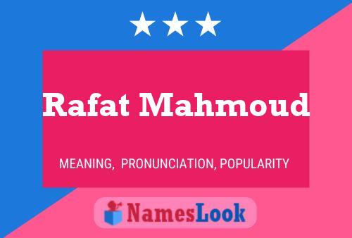 Affiche de nom Rafat Mahmoud