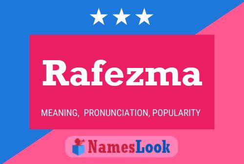 Affiche de nom Rafezma