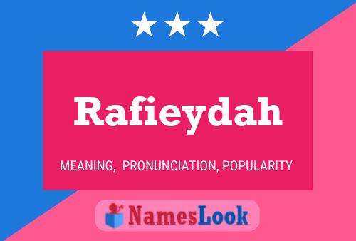 Affiche de nom Rafieydah