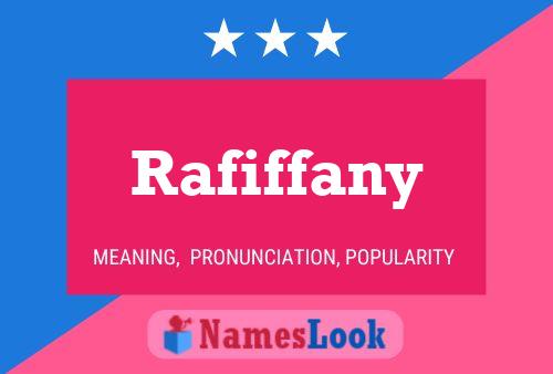 Affiche de nom Rafiffany