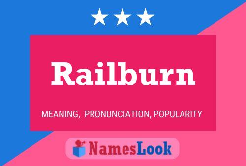 Affiche de nom Railburn