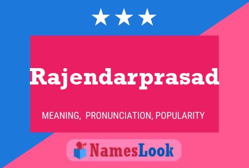 Affiche de nom Rajendarprasad