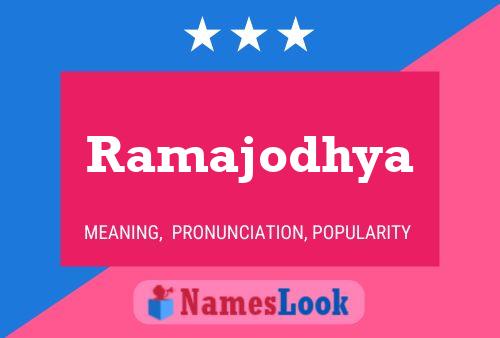 Affiche de nom Ramajodhya