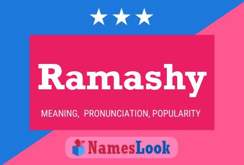 Affiche de nom Ramashy