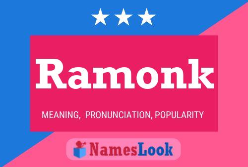 Affiche de nom Ramonk