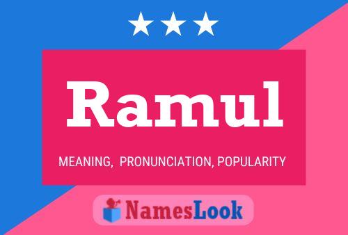 Affiche de nom Ramul