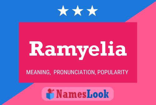 Affiche de nom Ramyelia