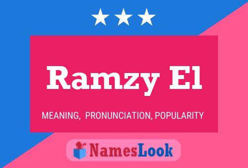 Affiche de nom Ramzy El