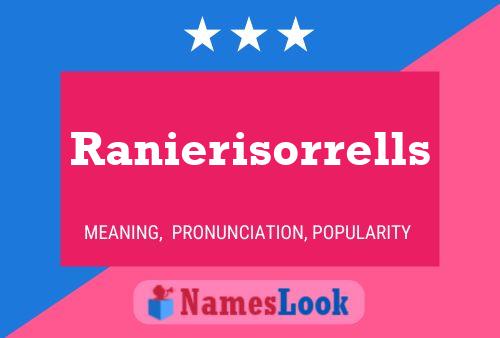 Affiche de nom Ranierisorrells