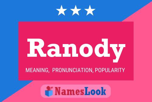 Affiche de nom Ranody