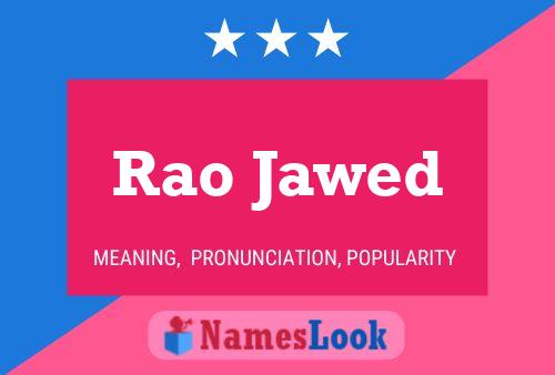 Affiche de nom Rao Jawed