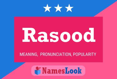 Affiche de nom Rasood