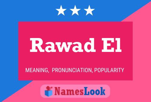 Affiche de nom Rawad El