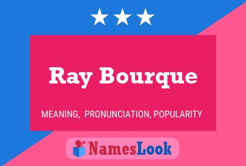 Affiche de nom Ray Bourque