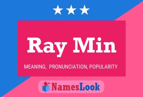 Affiche de nom Ray Min