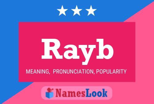 Affiche de nom Rayb