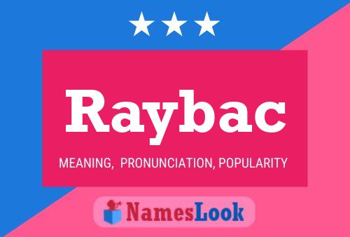 Affiche de nom Raybac