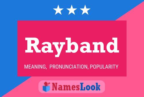 Affiche de nom Rayband