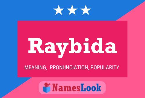 Affiche de nom Raybida