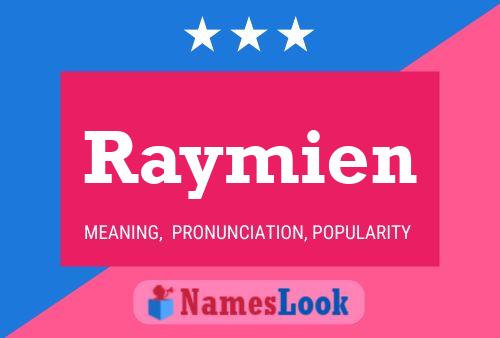 Affiche de nom Raymien