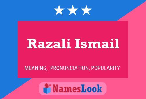 Affiche de nom Razali Ismail