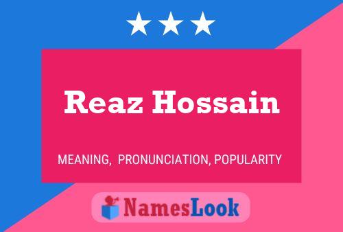 Affiche de nom Reaz Hossain