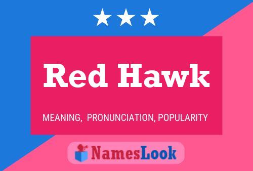 Affiche de nom Red Hawk