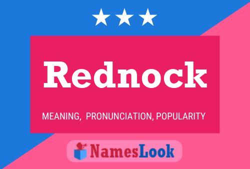 Affiche de nom Rednock