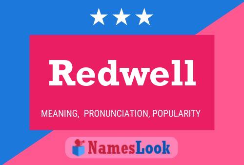 Affiche de nom Redwell