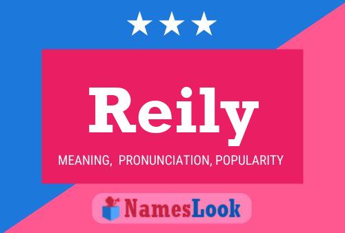 Affiche de nom Reily