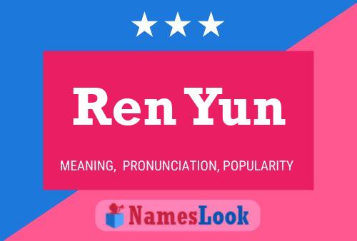 Affiche de nom Ren Yun