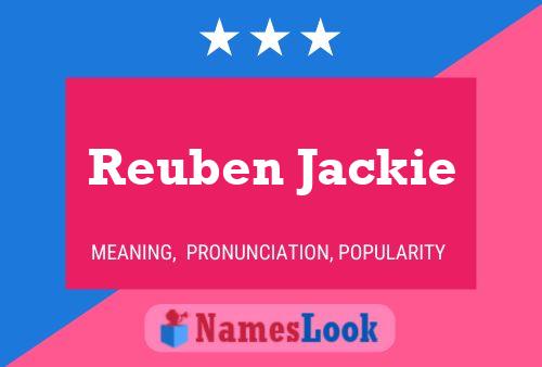 Affiche de nom Reuben Jackie